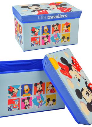 Корзина-сундук для игрушек D-3526 (12шт) Mickey Mouse, в пакет...