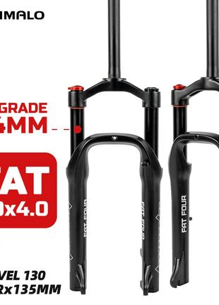 Воздушная вилка для фэтбайка Himalo 20х4.0 Fat Bike, ход 130mm...