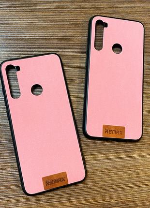 Чехол-накладка на телефон Xiaomi Redmi Note 8 розового цвета