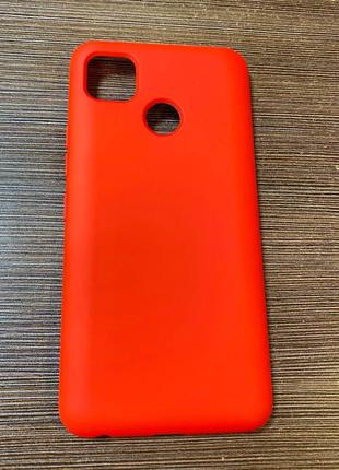 Чехол-накладка на телефон Tecno Pop 4 с микрофиброю красного ц...
