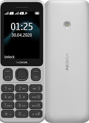 Телефон Nokia 125 DUOS белого цвета