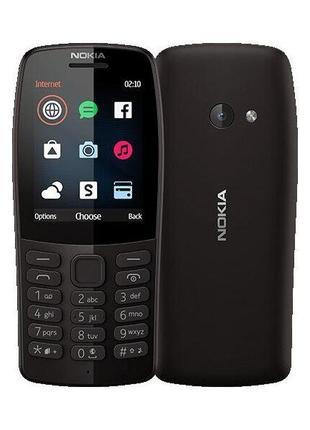Телефон Nokia 210 DUOS черного цвета