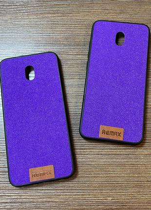 Чехол-накладка на телефон Xiaomi Redmi 8A фиолетового цвета