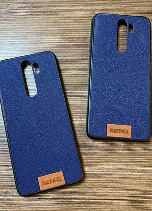 Чехол-накладка на телефон Xiaomi Redmi Note 8 Pro синего цвета
