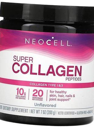 Коллаген 1 и 3 типа Super Collagen Neocell 200г Без вкуса (683...