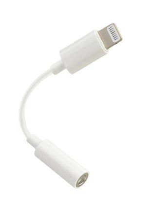 Переходник Lightning to 3.5 mm AUX Headphones Jack для iPhone ...