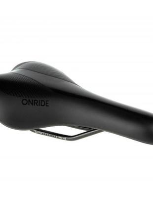 Сідло велосипеда ONRIDE Heron, V-Memo сталеві рамки чорний