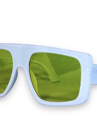 Солнцезащитные женские очки 13061-4 белые, маска