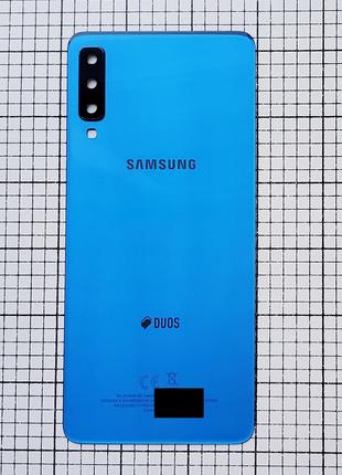 Задняя крышка Samsung A750F Galaxy A7 2018 для телефона Б/У си...