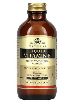 Витамины и минералы Solgar Liquid Vitamin E, 118 мл