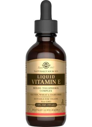 Витамины и минералы Solgar Liquid Vitamin E, 59 мл