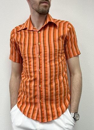 Рубашка летняя яркая vintage винтаж