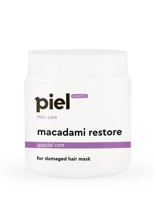 Восстанавливающая маска для поврежденных волос Piel Macadami R...