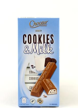 Молочний шоколад з молочною начинкою та печивом Choceur 200 г ...