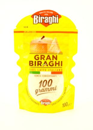 Сыр твердый тертый Biralungo Gran Biraghi (Италия) 100g