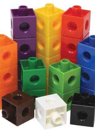 Сполучні кубики Edx education 2 см (100 штук) з'єднувальні кубики