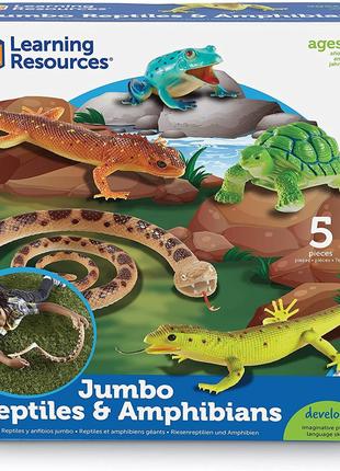 Игровой набор "Рептилии и амфибии Джамбо" Learning Resources (...