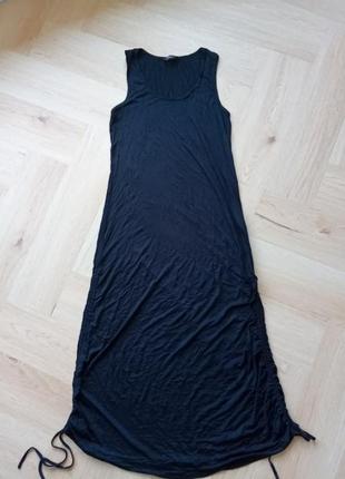 Длинное бохо платье вискоза