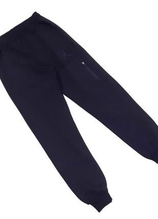 Спортивные штаны для мальчика р.180-186 темно-синий турция 025-05