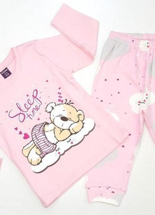 Пижама для девочки vitmo р.92 розовый,мишка