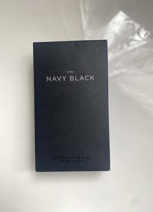 Чоловічі парфуми zara navy black 100ml