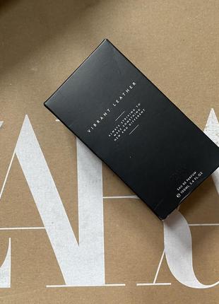 Пафуми чоловічі zara vibrant leather 100ml