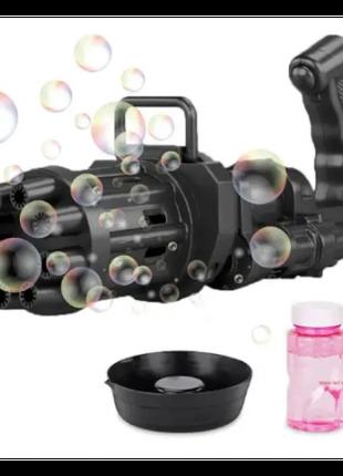 Пулемет из мыльных пузырей, BUBBLE GUN BLASTER машинка для пуз...