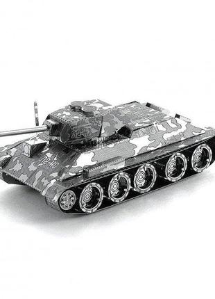 Металлический 3D-пазл Танк Т-34