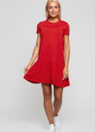 Сукня футболка/красное платье футболка