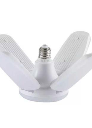 Светодиодная лампа Fan Blade Led 45W E27 в форме вентилятора 4...