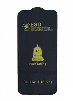 Защитное стекло ESD Slim Full Cover iPhone X ; XS ; 11 Pro (Bl...