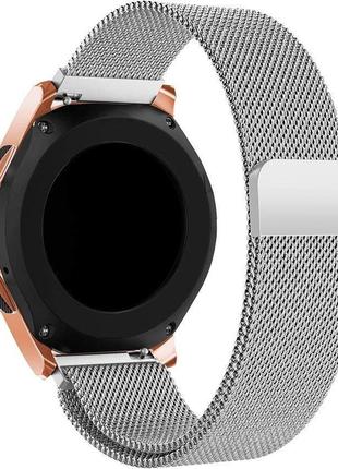 Ремінець Xiaomi Amazfit/Samsung Milanese Loop 20 mm (silver) 2...