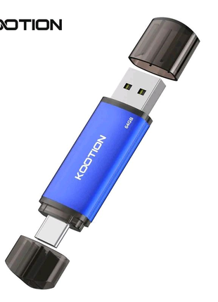 USB TypeC флеш накопитель 64Гб KOOTION 2в1