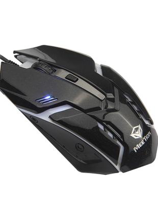 Мышь проводная игровая MeeTion Gaming Mouse RGB MT-M371 черная