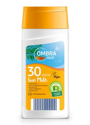 Солнцезащитное молочко водостойкое увлажняющее для тела OMBRA ...