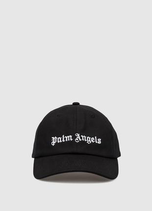 Черная кепка Palm Angels с логотипом оригинал