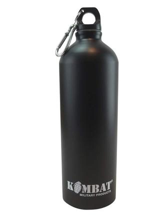 Фляга KOMBAT UK Aluminium Water Bottle (kb-awb1000-blk)
