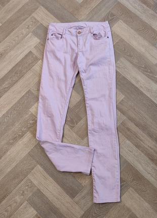 Zara джинсы светло-фиолетовые