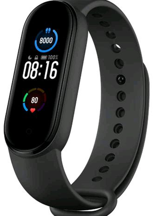 Фитнес-браслет Xiaomi Mi Smart Band 5 Black НОВИНКА