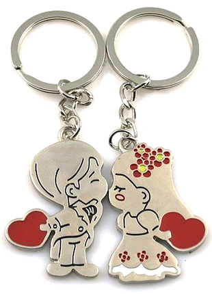 Брелок для ключей ко дню святого Валентина (пара)