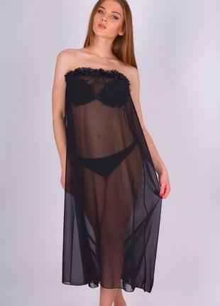 Пляжное платье юбка miss marea 20417 42(s) черный