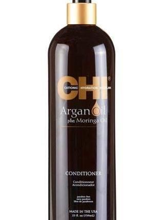 Восстанавливающий Шампунь с Аргановым Маслом CHI Argan Oil Sha...