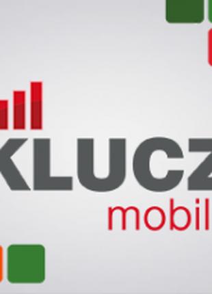 Сім-карта, мобільний номер Польщі KLUCZ. опт та роздріб.