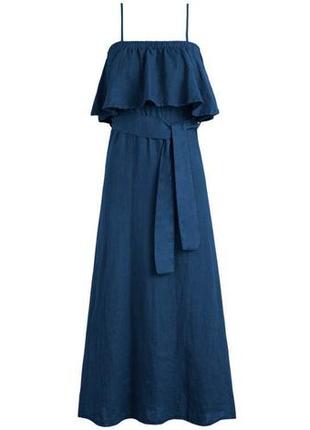 Длинное пляжное платье beachlife 070804-694 48(xl) синий