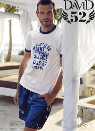 Пляжные шорты для мужчин david man d1 3960 48(m) синий