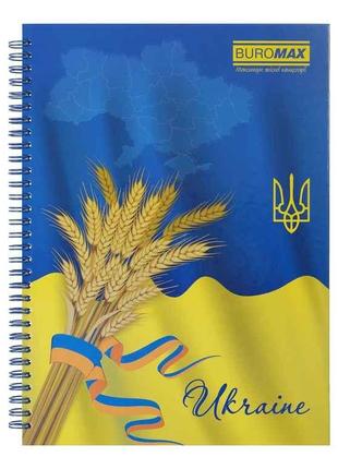 Зошит на пружинці А4, 96арк., пружина, кл., тв. лам. палітурка...