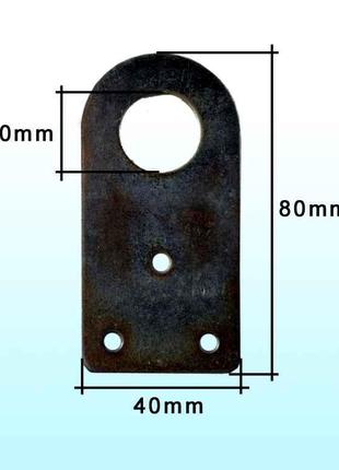 Кріплення для навісного замка 80мм (велике) ТМ МВ