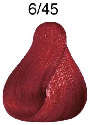 Крем-фарба Вулканічний червоний для волосся стійка 6/45 ТМ WEL...