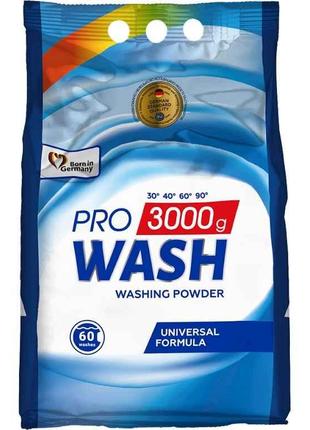 Порошок д/прання авт/ручн Універсальний 3кг ТМ PRO WASH