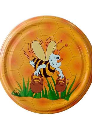 Кришка Твіст-офф 66 Мед (Honey Bee ) ТМ ПАННОЧКА